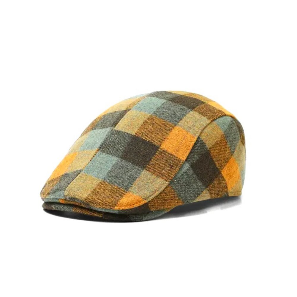 Wool Plaid Ivy Cap